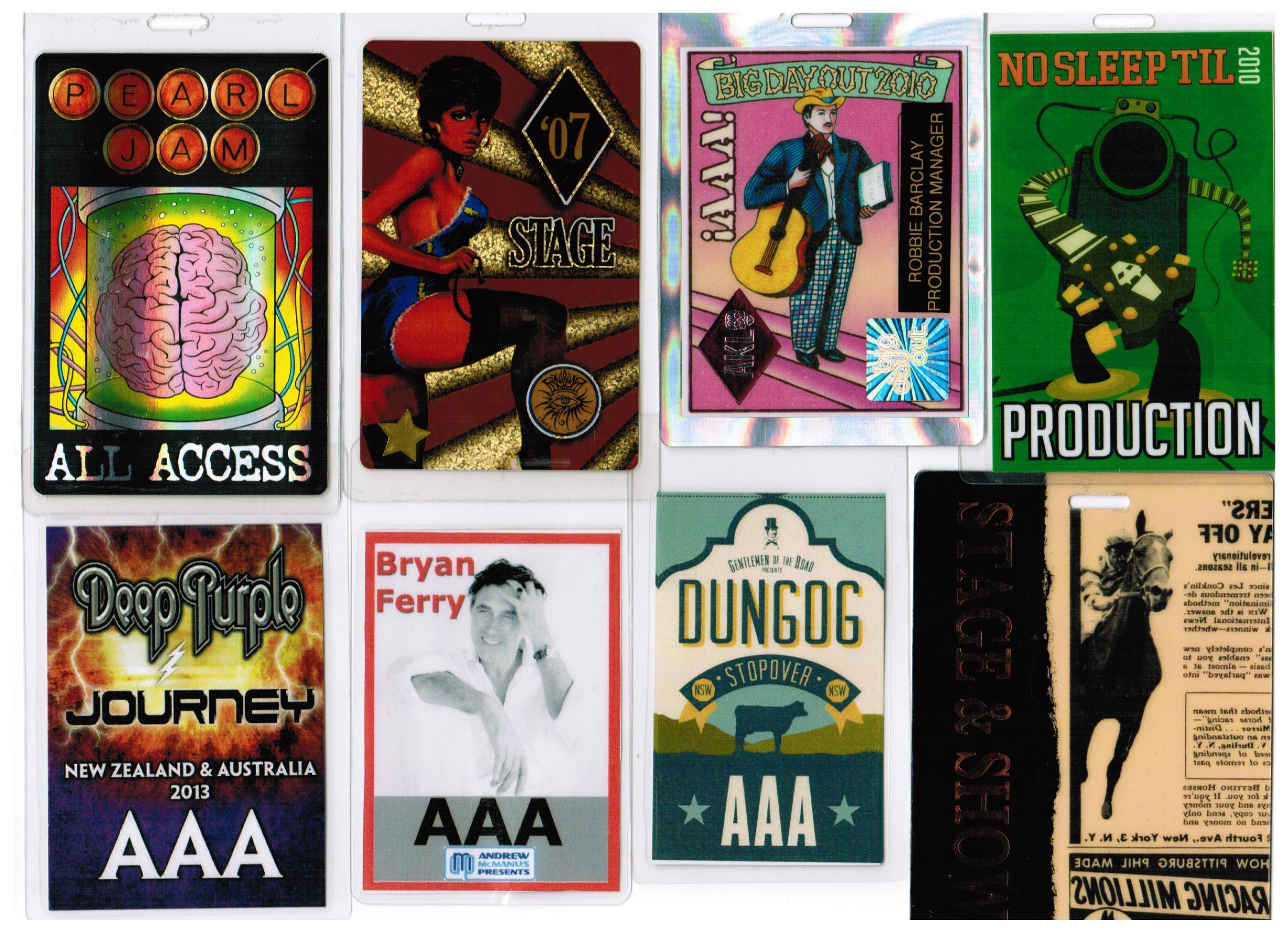 Just some of the passes