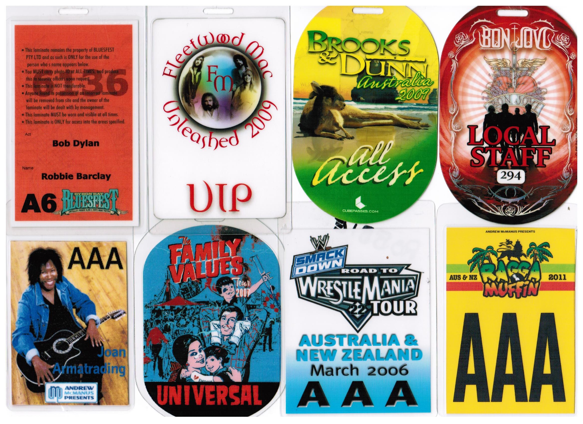 Just some of the passes